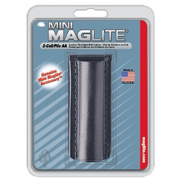 Maglite MAG-Lite 459-AM2A026 Leather Aa Flashlight Black Holster 459-AM2A026